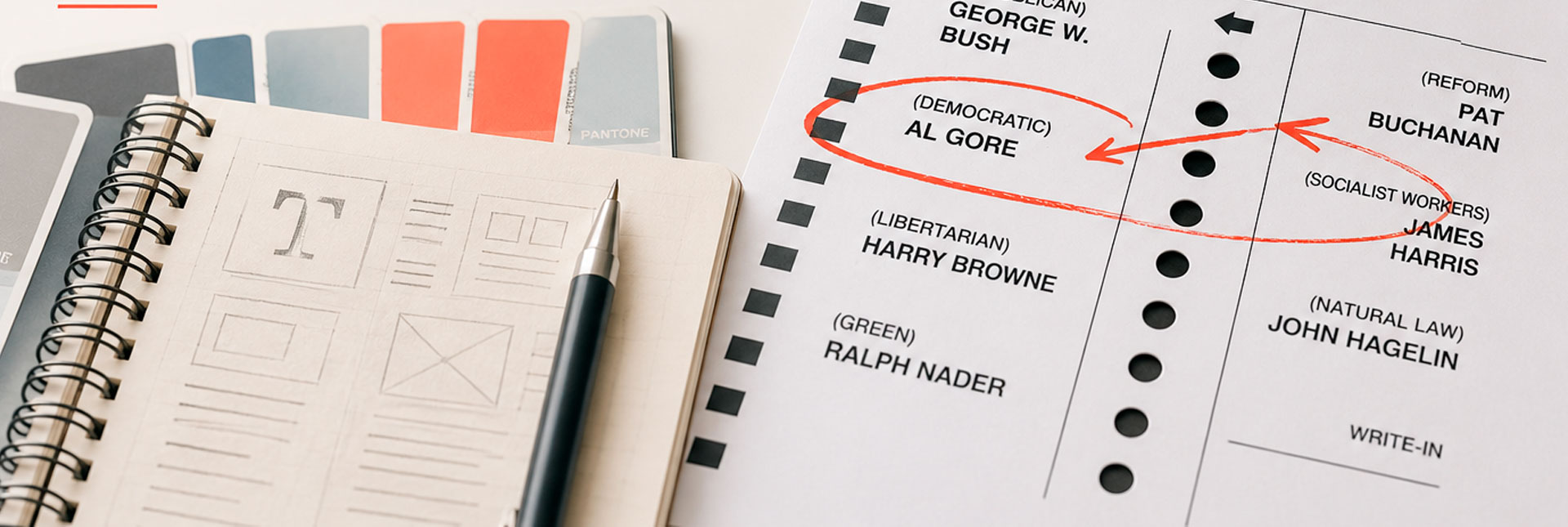 Is graphic design harmless? The story of the 2000s ballot.